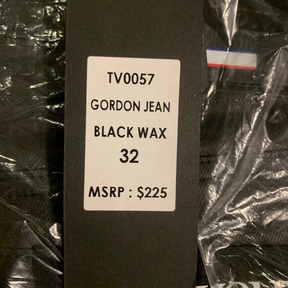 Si Tu Veux Superstack Black Wax Mens Jeans Size 32 - Picture 10 of 12